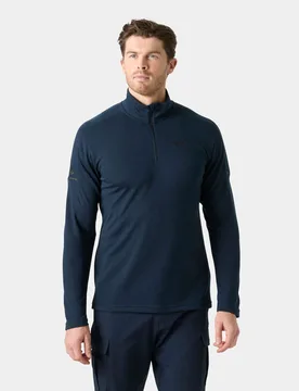 Men’s HP 1/2 Zip Pullover Navy XL - Navy Blue - Male - Helly Hansen - FashionsVida