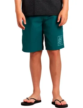 Short De Bain Garrix Dark Teal 116 cm Garçon - Protest - FashionsVida