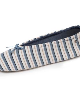 Chaussons ballerines grand nœud Rayure rayure marinière 35/36