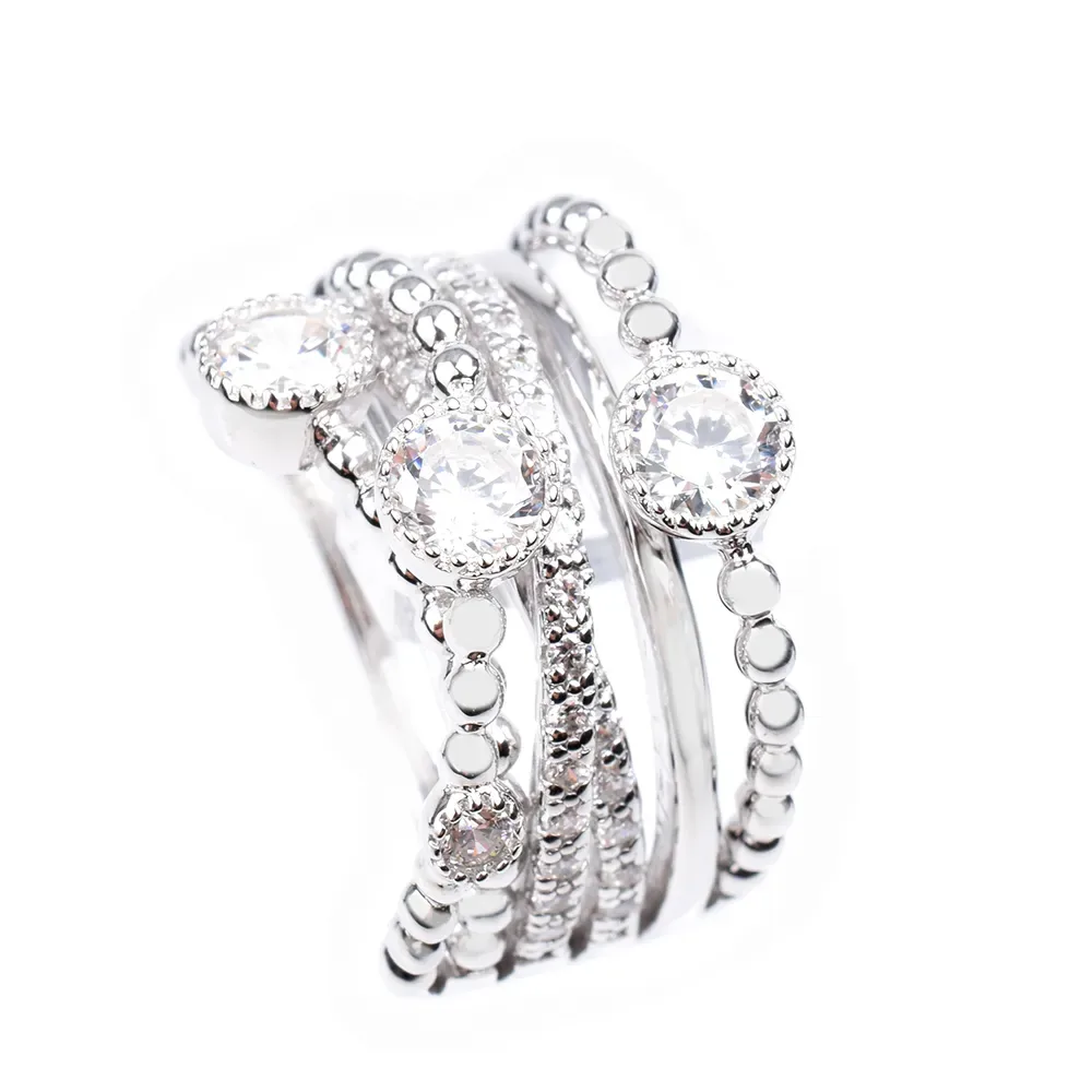 Anello 6117801082160 Grey One Size - Diamonfire - FashionsVida