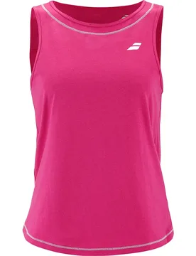 Exercise Cotton Sleeveless T-shirt Pink Peacock 2XL - Babolat - FashionsVida