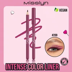 Pieza Lápiz delineador de ojos ricamente pigmentado, textura cremosa afilable ultra-pigmentada, fácil de difuminar suave y de larga duración, a pru