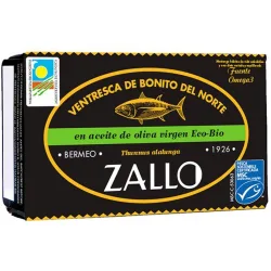 Ventresca de bonito del norte en aceite de oliva virgen Eco-Bio