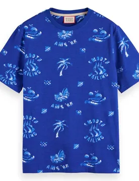 T-shirt à Manches Courtes 175567 Blue Smooth Sailing Aop M