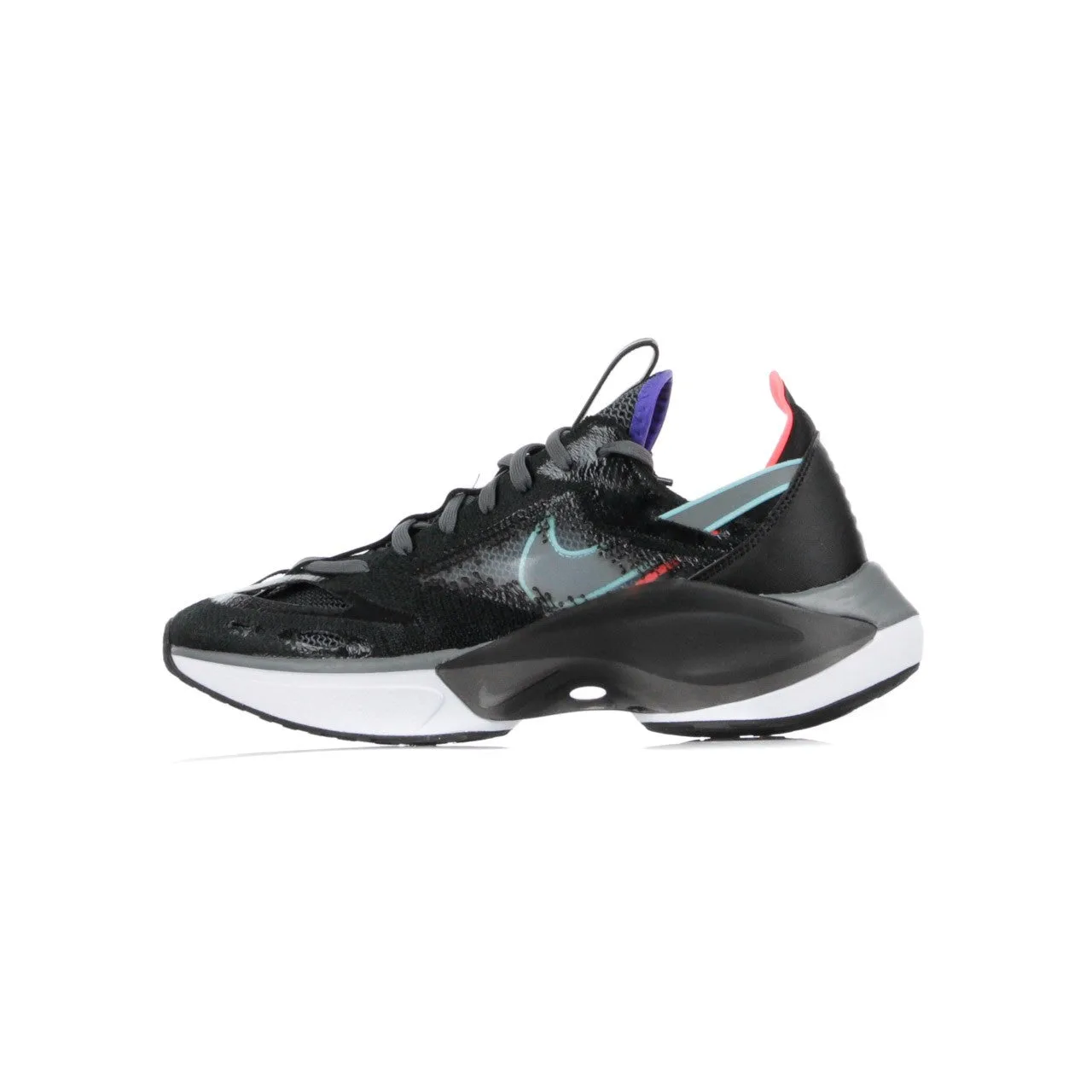Scarpa Bassa Uomo N110 D/ms/x Black/dark Grey/red Orbit/rush Violet - Nike - FashionsVida