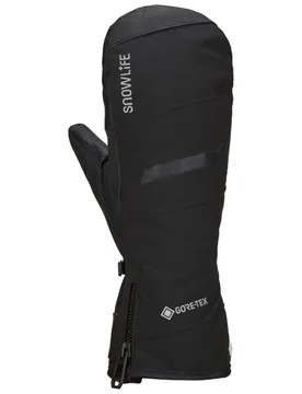 Fäustlinge aus GORE-TEX und PrimaLoft® Super GTX Primaloft Mitten Black für Herren aus Leder Größe S schwarz - Snowlife - FashionsVida