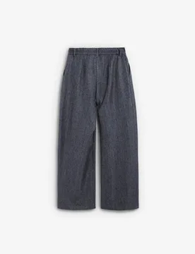 Pantalón recto de mujer de pernera ancha con pinzas - Scalpers - FashionsVida