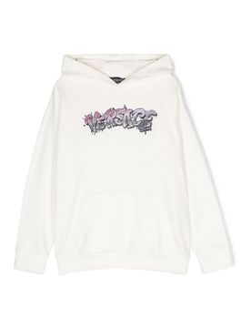 Felpa versace per bambina in cotone