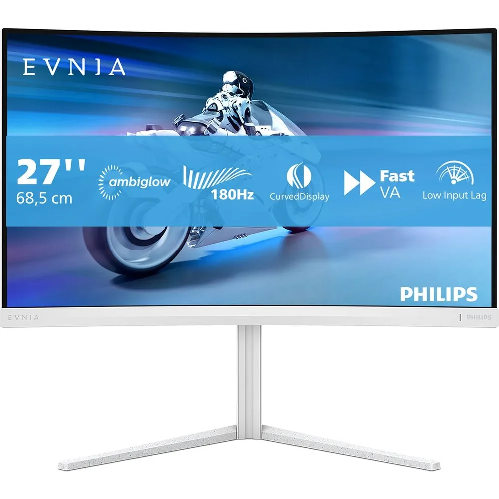 Monitor PC curvo 68,5 cm (27") 27M2C5201L-00, 180 Hz, Full HD - Philips - FashionsVida