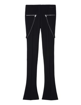 Pantaloni Neri Britney Con Zip