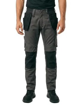 Pantalon De Travail Unique 17631 Hanging Pockets Big Dark Anthracite / Black 64 - MASCOT - FashionsVida