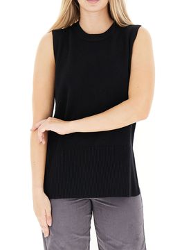 I BLUES Gilet misto lana NERO S