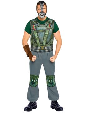 Bane Kostüm für Erwachsene Batman grün-grau