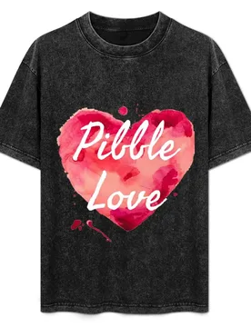 Pibble Love T-Shirt Holiday Casual Short Sleeve Top - Aliexpress - FashionsVida