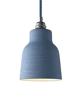 Cables Lampe Suspendue Avec Ampoule Vase Blue / White One Size - Creative - FashionsVida