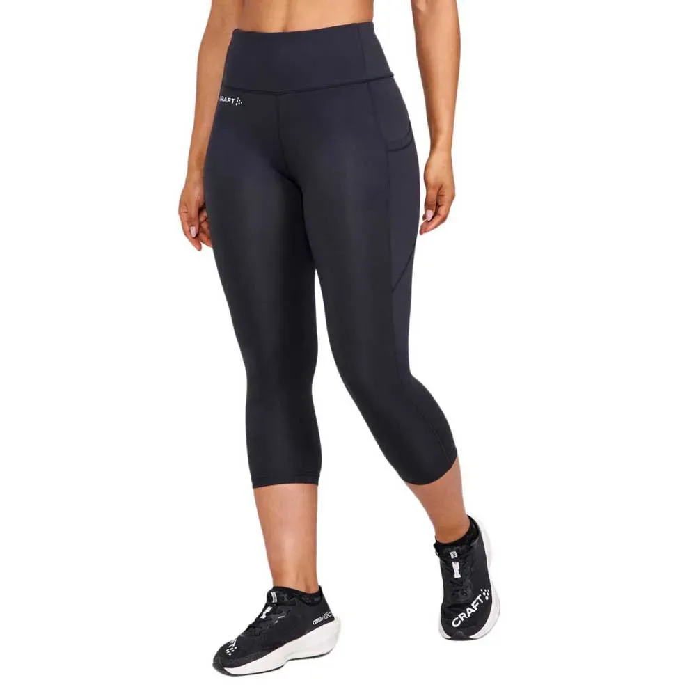 Leggings Adv Essence Capri 2 Black S - Craft - FashionsVida