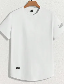 Camiseta gráfica con eslogan para hombre, verano, vacaciones, regalos del Día del Padre, fútbol - Shein - FashionsVida