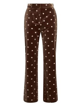 Pantalones Mujer Marrón chocolate 34,36,38,40,42 Mujer