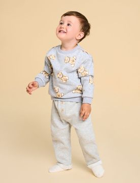 Pantaloni caldi regular fit - grigio chiaro