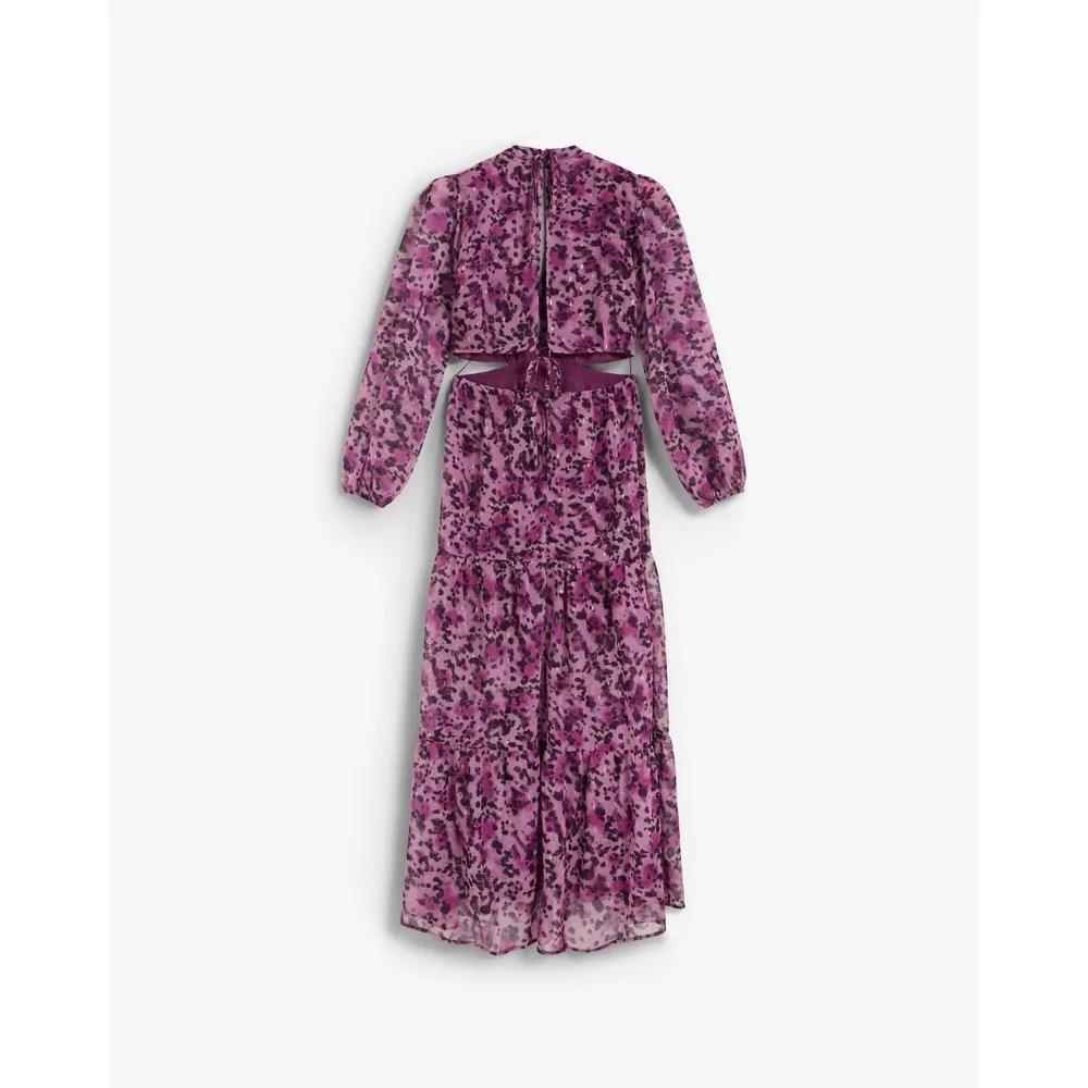 Vestido largo estampado con aberturas - Scalpers - FashionsVida