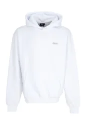 Felpa Cappuccio Uomo Asso Di Bastoni Hoodie White