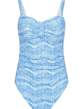 Women's 'Resort' Tummy Control Swimsuit With Built-in Cups & Removable Straps in Blue Size: 18 - Blue - Size: 18 - Mountain Warehouse - FashionsVida