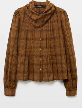 Blusa de mujer cuadros pañuelo - Tintoretto - FashionsVida