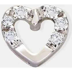 Piercing individual de oro y diamantes