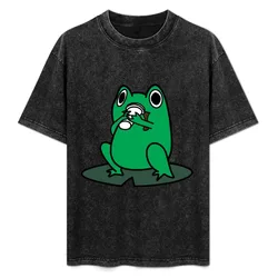 Coffee Frog T-Shirt Construction Work Tee Shirt