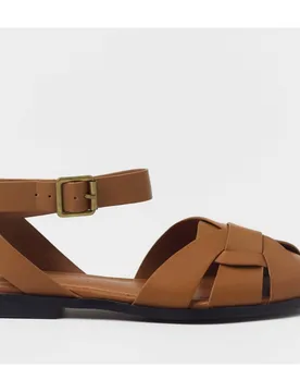 Sandalias planas de mujer con cierre de hebilla - Mim - FashionsVida