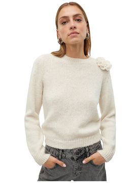 Pullover bianco Adia 10314235