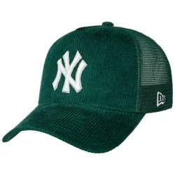 Cord Yankees Trucker Cap by - dark green - Herren - Size: One Size