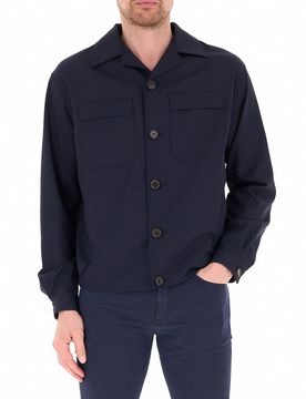 Giacca Overshirt BLU NAVY M