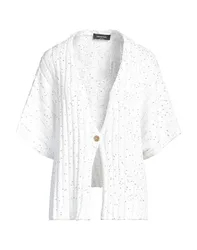Strickjacke Damen Weiß 32 Damen
