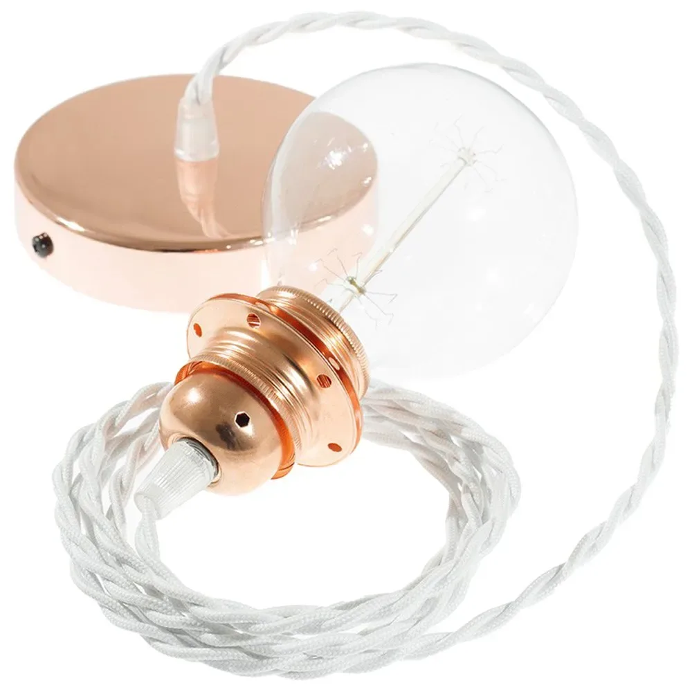 Cables Lampe Suspendue Pendel Pour Abat-jour Tm01 Diy 50 Cm White / Copper One Size - Creative - FashionsVida