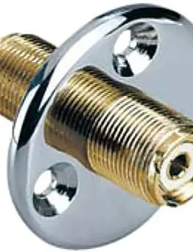 Gold Coaxial Plated Feed Silver One Size unisex - Glomex - FashionsVida