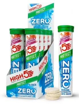Scatola Di Compresse Zero Protect Arancia Ed Echinacea 8 Unità White / Blue