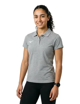 Polo à Manches Courtes Shizuoka Grey M - Mizuno - FashionsVida