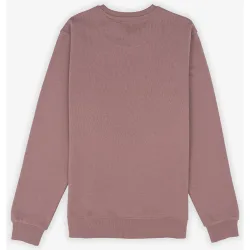 Sudadera sin capucha de hombre con cuello redondo y parche bordado
