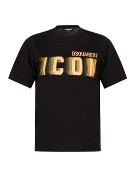 Camiseta Mujer Negro S Mujer - Dsquared2 - FashionsVida