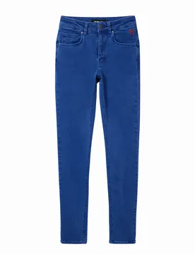 Jean skinny push-up BLUE 44 female - Desigual - FashionsVida