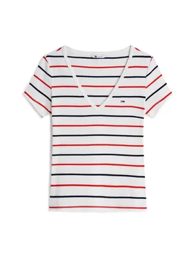TJW SLIM ESSENTIAL RIB V SS female - L - FashionsVida