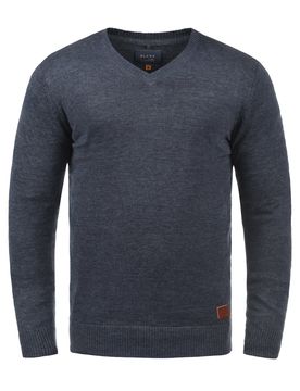 BLEND Jersey 'Lasse' azul