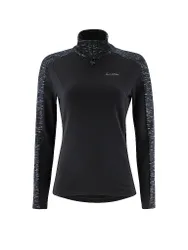 Löffler Camiseta interior de esquí de fondo para mujer Turtleneck Starlit Transtex negro 42