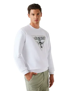Sweat-shirt Triangle Pure White XL - Guess - FashionsVida