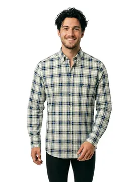 Camicia A Maniche Lunghe 15128100 Harbor Blue M
