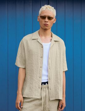Chemise Manches Courtes Rustique Xl Vert
