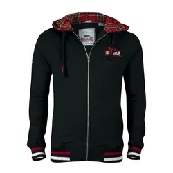 Sweat-shirt à Zip Lancaster Black 2XL