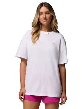Rolling Bend Pure Cotton T-Shirt White female - Columbia - FashionsVida