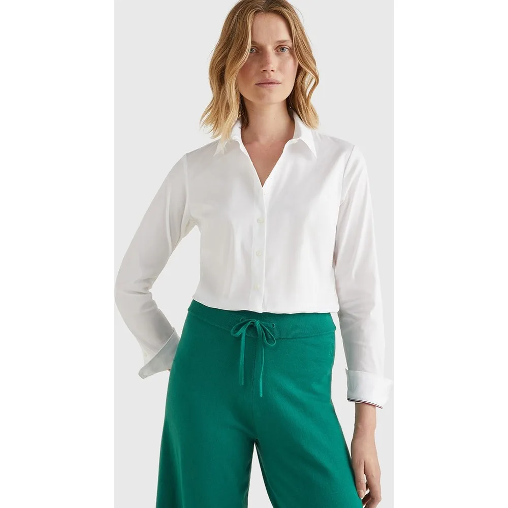 Camisa básica de mujer en color - Tommy Hilfiger - FashionsVida